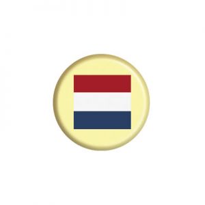 Chocolade Nederlandse Vlag (rond)