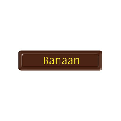 Chocolade Smaakstrip Banaan