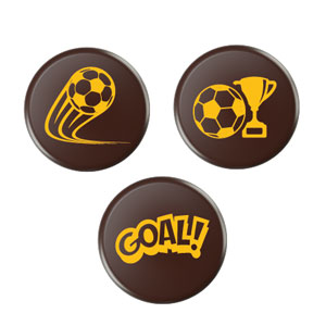 Chocolade Voetbal Assortiment (puur)
