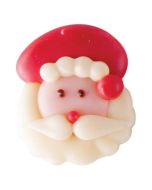 Chocolade Kerstmanhoofd (klein)