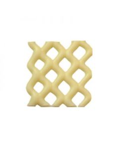 Chocolade Vierkant Raster Wit