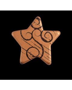 Chocolade Ster Ornament (brons)