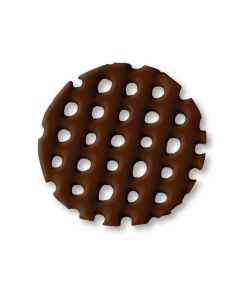 Chocolade Raster Rond (puur)