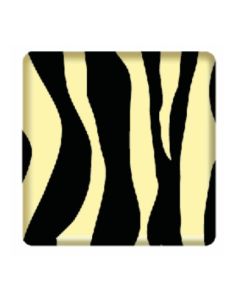 Chocolade Decoseal Zebra (vierkant)