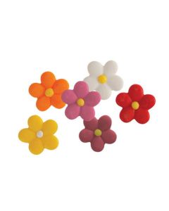 Chocolade Bloemen Middel (6 kleuren)