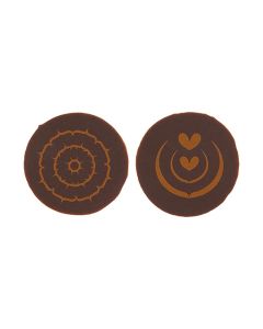 Chocolade Koffiekunst (rond)