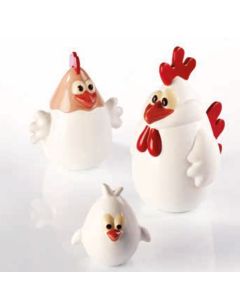 Chocolade Mould Chicken Family
