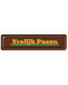 Chocolade Strip Vrolijk Pasen met Gras