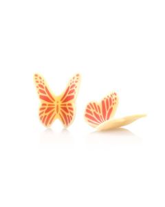 Chocolade Vlinders 3D (wit/roze)