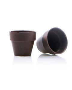 Chocolade Bloempotje Groot (puur)
