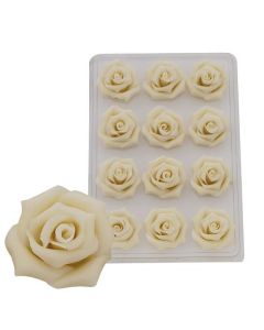 Marsepein Rozen Wit (45 mm)