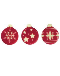 Chocolade Kerstballen Rood (assortiment)