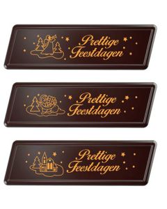 Chocolade Prettige Feestdagen Traditioneel (3 soorten)
