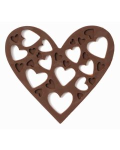 Chocolade Hart Kant (puur)
