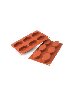 SF111 Terracotta Siliconflex Ovals (88 x 53 x h 24 mm)