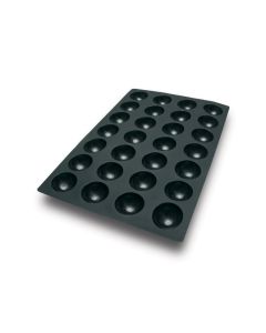 SQ003 Black Semi Sphere Silicone Mould Naked (ø70 mm h 35 mm)