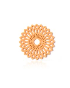 Chocolade Bloem Amber (kant)