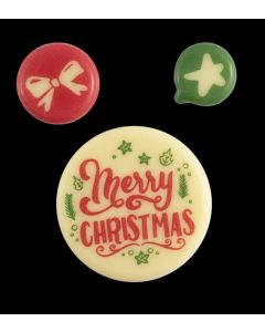 Chocolade Merry Christmas Day