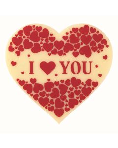 Chocolade Zegel Hart "With Love"