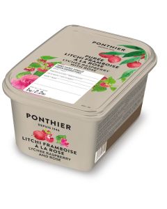 Ponthier Bevroren Puree Lychee Framboos with rose S10%