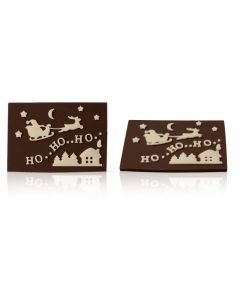 Chocolade Kerstavond Ho Ho Ho Gelaagd Puur Wit