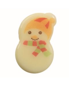 Chocolade sneeuwman klein (4 soorten)