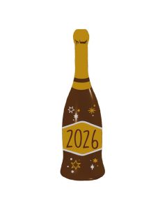 Chocolade Champagnefles 2026