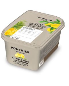 Ponthier Bevroren Puree Ananas, Yuzu, Cardamon