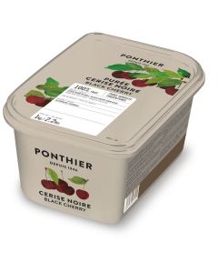 Ponthier Bevroren Puree Zwarte Kers