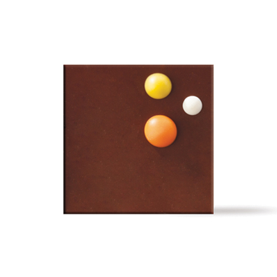 Chocolade Dots Vierkant 