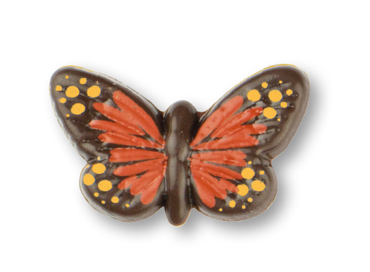 Chocolade vlinder (rood)