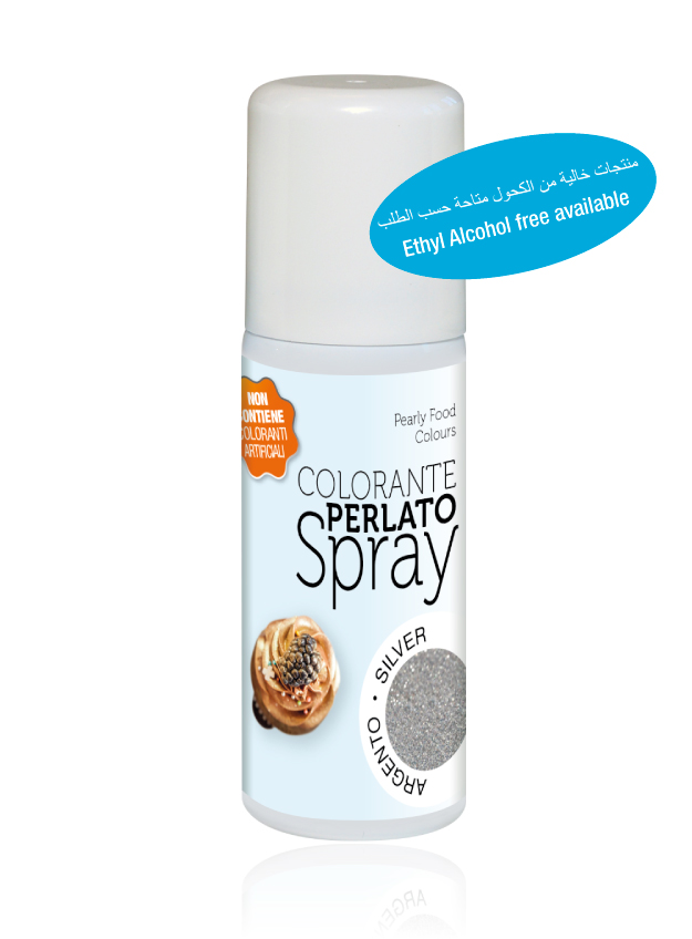 Pearly Food Colours Silver azo free