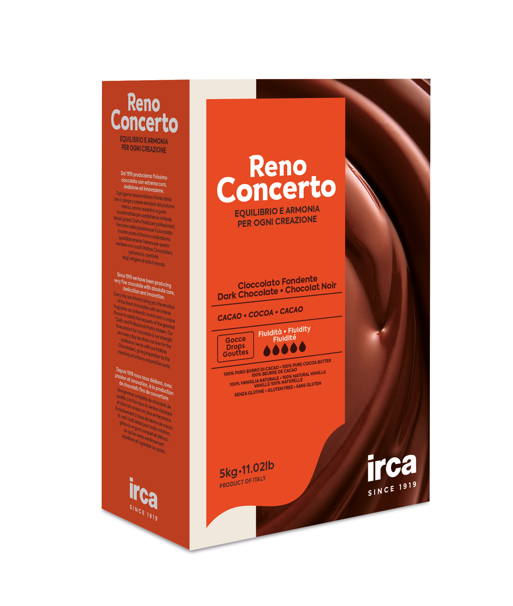 Reno Concerto Pure Chocolade druppels 58% cacao