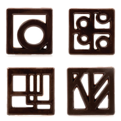 Chocolade Geometisch Decor (assortiment)