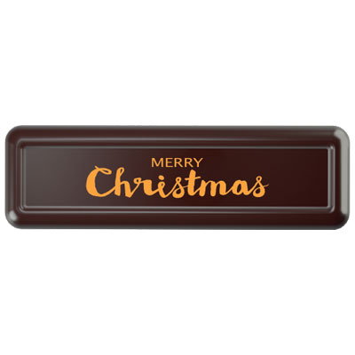 Chocolade Strip Merry Christmas (klein)